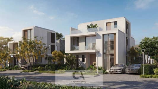 Family house duplex for sale with a 100-meter private garden in El Patio Jade, in the heart of the New Administrative Capital, next to La Vista City,