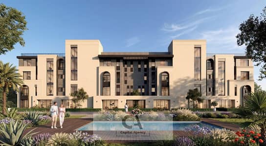 apartment for sale with a 5% down payment in the Sa'ada Boutique project in New Cairo, just minutes from 90th Street on the Suez Road. Dir