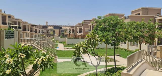 شقة للبيع بتراس في سراي مدينه مصر بخصم كاش 50% او قسط علي 12 سنه بدون مقدم 0% في قلب المستقبل ستي | Sarai