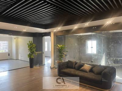 Office space for rent, 530 sq m, in a prime office building on 90th Street - finished with air conditioning - Fifth Settlement