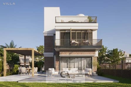 Villa for sale in Scenes Compound next to Bloomfields in the heart of Mostakbal City with a 5% down payment and installments over the longest payment