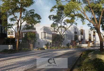 Twin house for sale in Scenes Compound next to Bloomfields in the heart of Mostakbal City with a 5% down payment and installments over 5 years Scenes