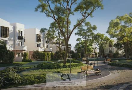 Townhouse for sale in Scenes Compound in the heart of Mostakbal City next to Bloomfields with a 5% down payment and installments over 7 years | Scenes
