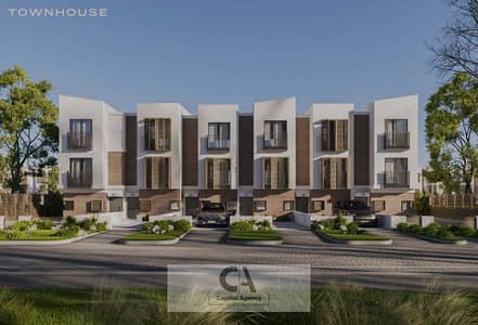 Townhouse for sale in Scenes Compound in Mostakbal City next to Bloomfields with a 5% down payment and installments over the longest payment