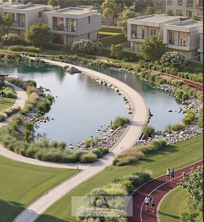Apartment for sale in the heart of the New Capital in R4 in Park Sight compound with a down payment of only 2.5% next to La Vista and Palm Hills