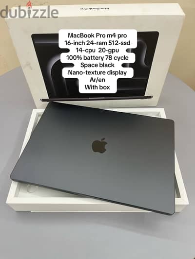 MacBook m4 16” 24/512