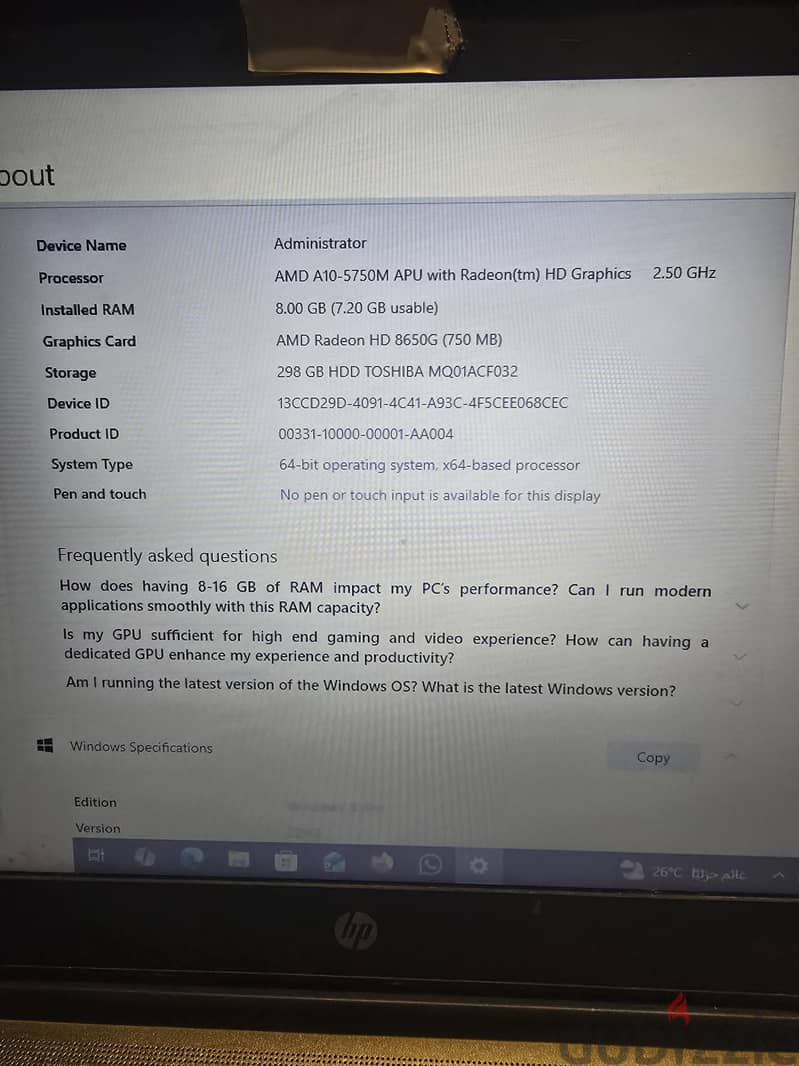 HP ProBook 645 G1 2