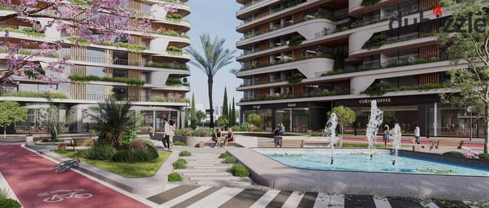 Apartment for sale in The One Smouha – a prime location in the heart of Smouha with an open view of the plaza.