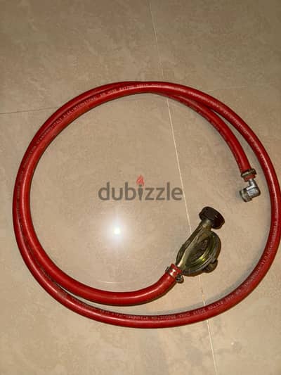 منظم غاز نحاس + خرطوم ايطالي اصلي 20 bar