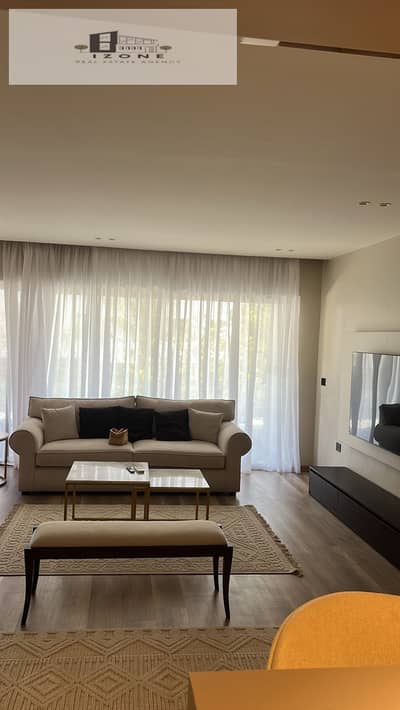 شقة مفروشة بالكامل للإيجار في Lake View Residence القاهرة الجديدة 145م 2 غرفة نوم 2 حمام موقع مميز