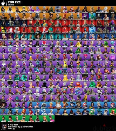 حساب فورتنايت بيع او بدل