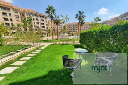 Studio fully furnished with Garden for rent with hot price/ 90 Avenue Compound / New Cairo