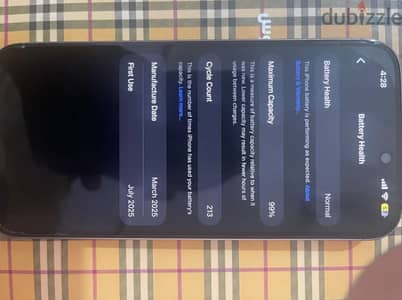 Apple - iPhone 16 Pro Max 256 gb 99% battery