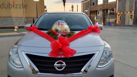 نيسان صنى زيرو سوبر صالون للسفريات والرحلات والمناسابات بالسائق فقط