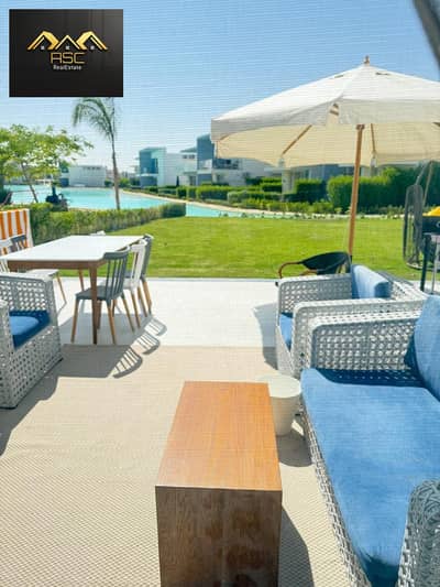 Ground-floor chalet with a garden at Fouka Bay—fully furnished and equipped with A/C units and appliances. Area: 190 sqm; garden: 200 sqm.