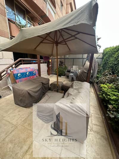 Apartment for sale in Rehab City, prime location, ground floor with private garden, premium finishes, kitchen included. Great price!