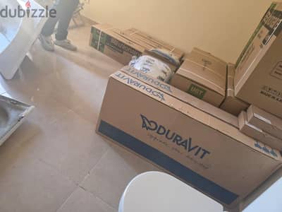 ٢ قاعدة حمام و ٢ وحدة دفن جداد بالكرتون   وتس اب 01094222805