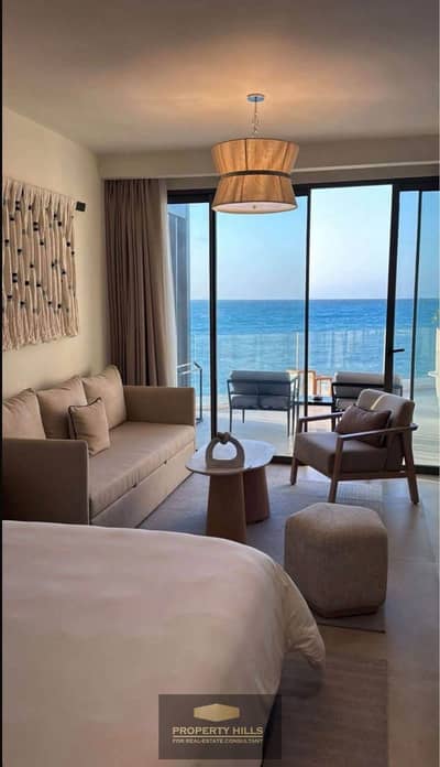 The last chalet of 100m in Amwaj at the lowest price, finished, with a sea view, next to Hacienda Bay and Marassi in Sidi Abdel Rahman
