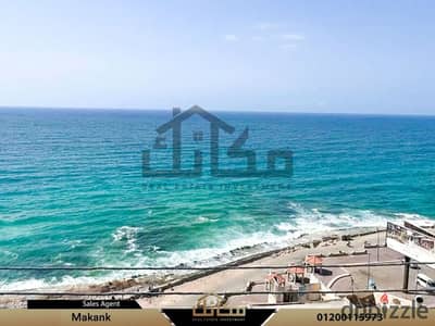 شقة للايجار المفروش 120م  بـ الابراهيمية علي البحر فيو بحر