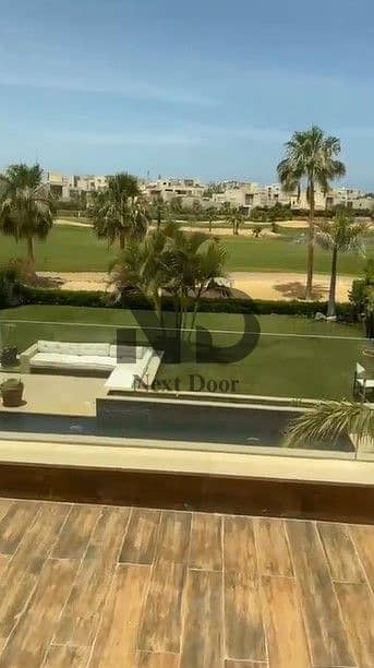 فيلا مستقلة للإيجار في هاسيندا باي | صف أول جولف بحمام سباحة خاص