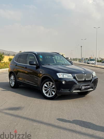 Bmw x3 3000cc فابريكا بالكامل اول مالك ٢٠١٣