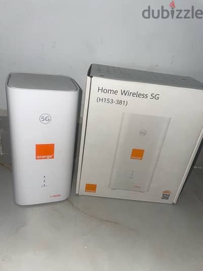 راوتر واي فاي برتقالي بتقنية 5G New orange WiFi router