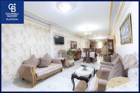 Apartment for sale, 155 sqm – Al-Mandara (Gamal Abdel Nasser Street)-Super-lux finish-Built in 2002.