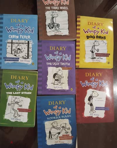 اول سبع قصص في سلسلة Diary of Wimpy kid