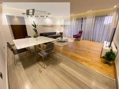 شقة مفروشة بالكامل للإيجار في Lake View Residence القاهرة الجديدة 144م 2 غرفة نوم 2 حمام موقع مميز
