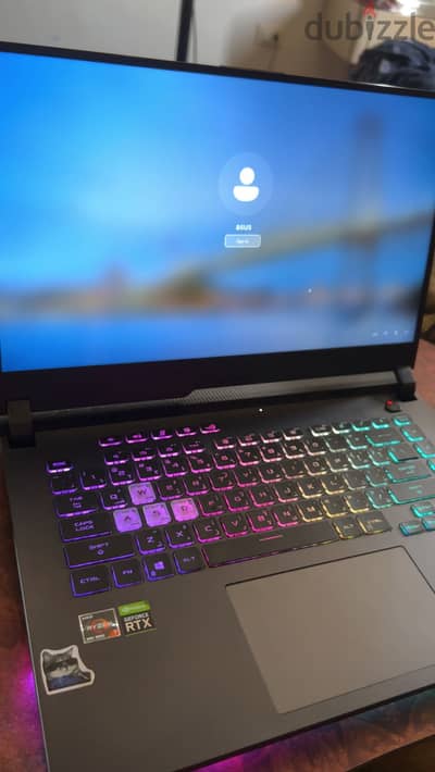 لاب توب مستعمل asus rog strix g15
