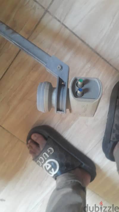 طبق دش بعدسة 2 مخرج و سلك دش