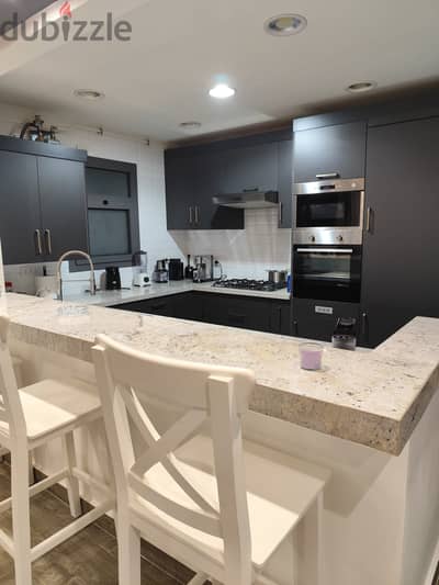 Fully Furnitured/finished Italian designed apartment 103M+120M garden