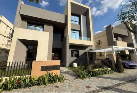 Standalone Villa for sale at Saada Compound , New Cairo , Type S , Ready to move