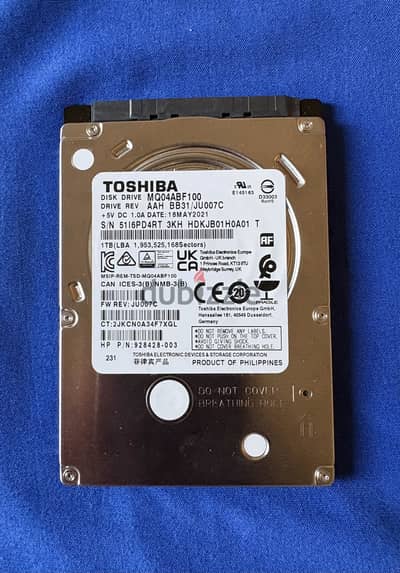 Hdd 1tb toshiba