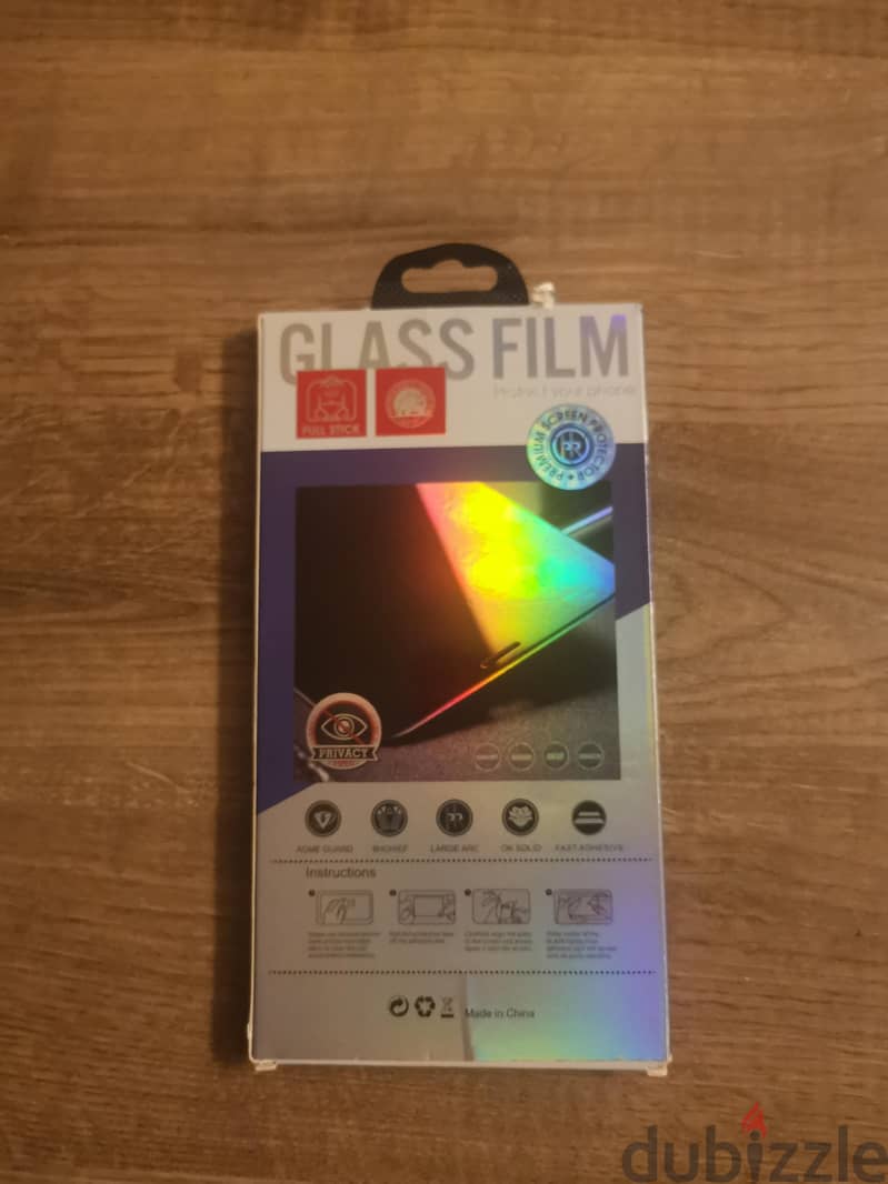 S8 plus privacy screen protector 1
