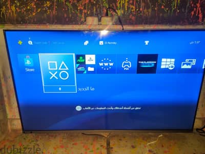 بيع بلاي ستيشن 4 سليم بدرعين برو و شاشه فريش اسمرت43