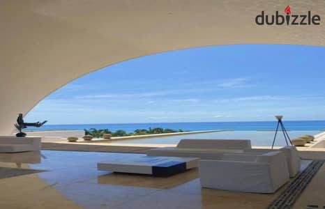 A fully finished chalet with ACs and a stunning double sea view for sale in Silversands,North Coast. The property enjoys a prime and distinct location