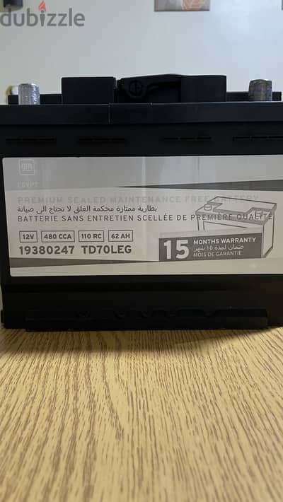 بطارية GM (جينرال موتورز)  ضمان شركة اي سي ديلكو