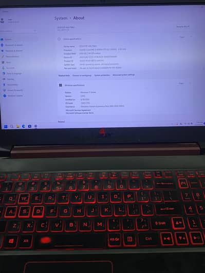 Acer labtob core i5