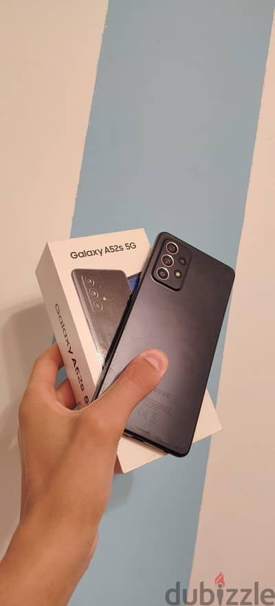 Samsung A52S 5g 256gb سامسونج a52s 5g مش مغير حاجه بالكرتونه