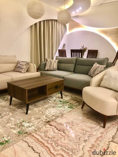 Furnished Ground Floor Studio Apartment for Rent in New Cairo, First District