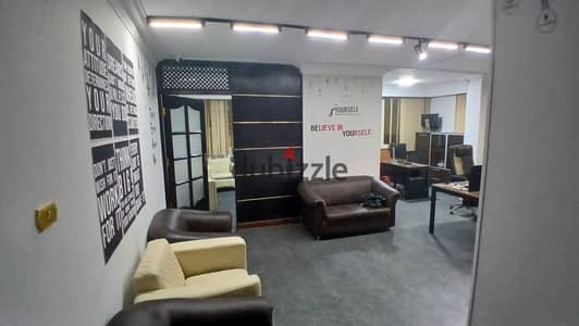 Furnished Office 170m for Administrative Rent / Raml Station Al-Battalessa Street Air-conditioned for Companies Floor 1