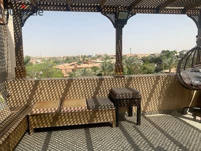 Fully Furnished Rooftop Apartment for Rent in Al Nakheel Compound