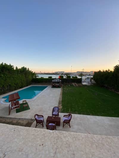 Luxury "Al-Gawhara" Villa for Rent – Direct from Owner | First Row on Sandy Lagoon, Marina 7 (With Fully Private Beach & Private Pool)