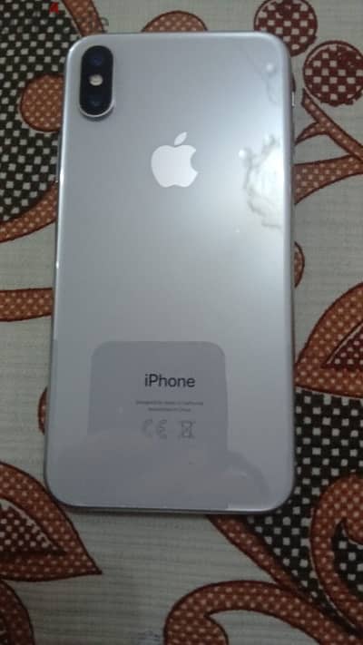 iPhone X  256 giga battery 100