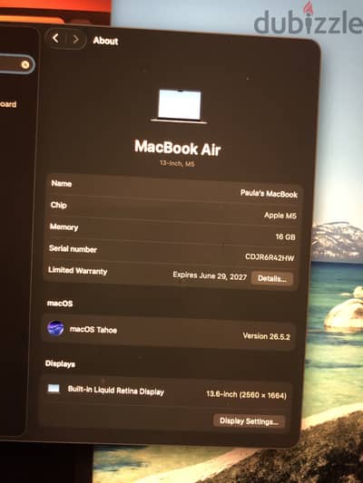 Macbook Air M5 like new