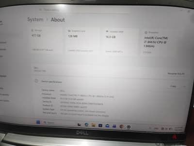 لاب توب حاله جيده استعمال خفيف جدا التواصل واتساب