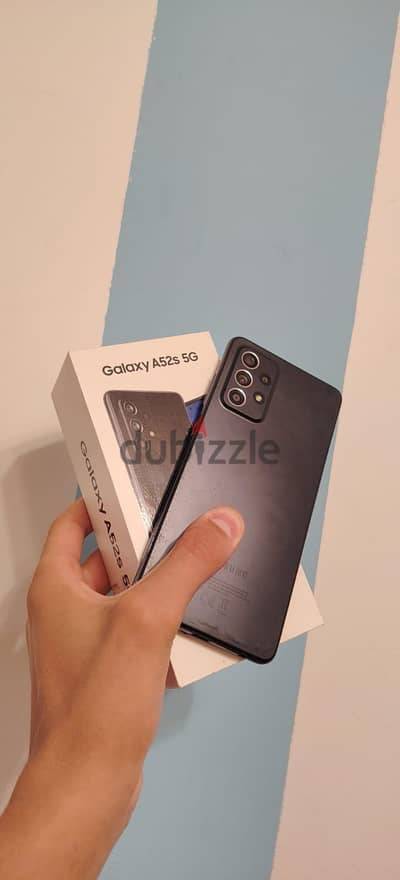 Samsung A52S 5g 256gb سامسونج a52s 5g مش مغير حاجه بالكرتونه