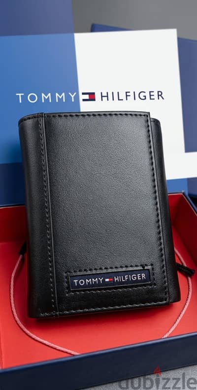 محفظة رجالي Tommy Hilfiger – Trifold & Valet اورجينال 100%