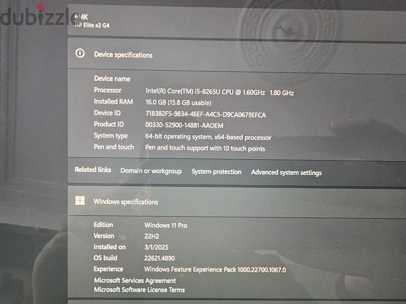HP elite X2 G4 3